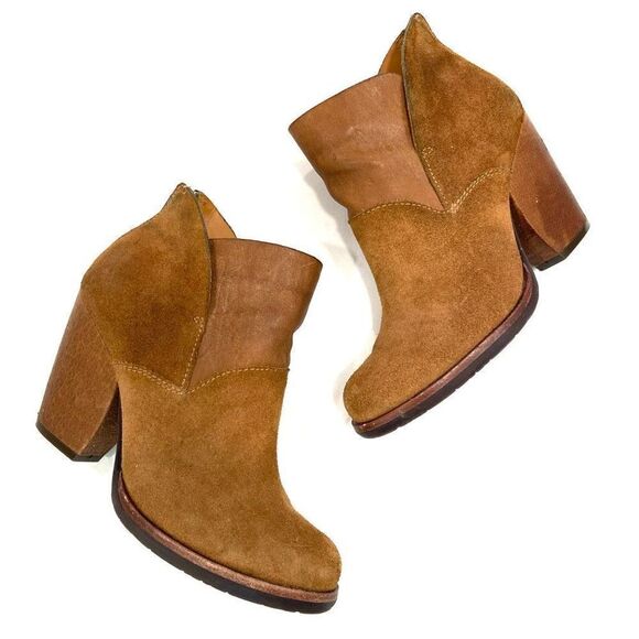 KORK-EASE Suede Booties - Picture 1 of 8